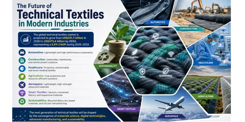 Technical Textiles Set to Drive Innovation Across Automotive, Healthcare and Infrastructure Industries